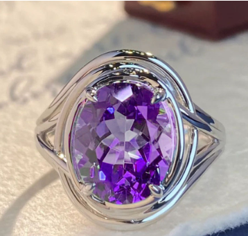 Amethyst Fashion Ring for Love