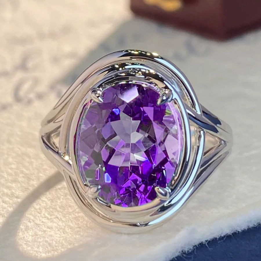 Amethyst Fashion Ring for Love